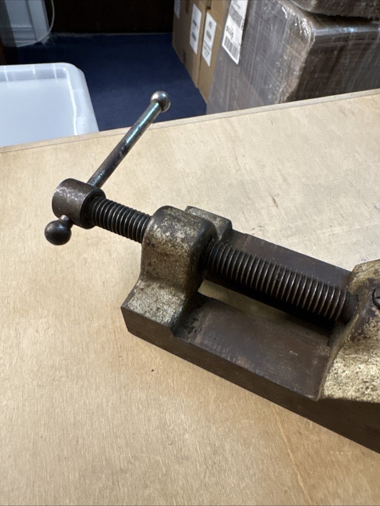 Vintage Machinist Drill Press Vise ( Read Description )