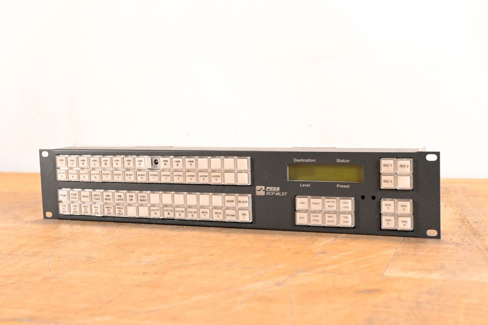 Pesa RCP-MLDT 2RU Matrix Switcher Control Panel CG01URS