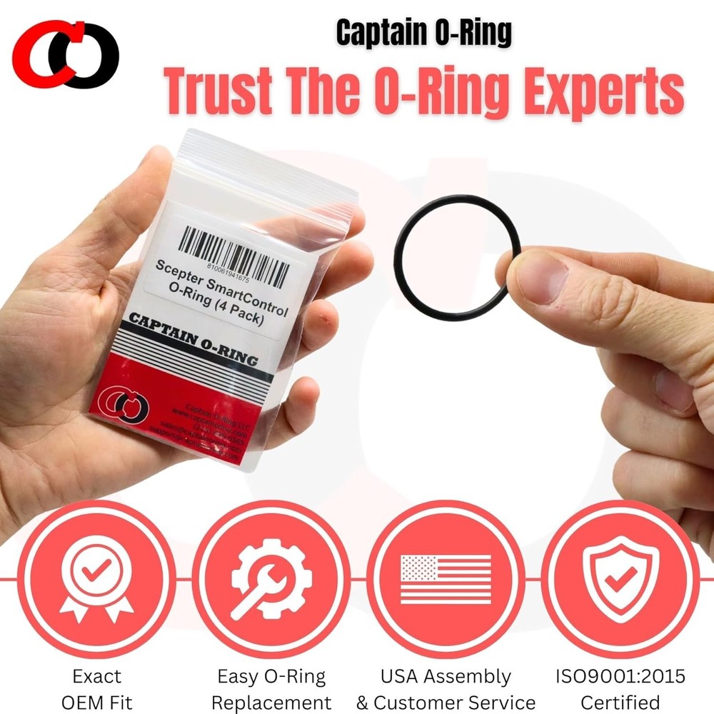 Replacement O-Rings for Scepter SmartControl Gas Can Spout 4 Pack