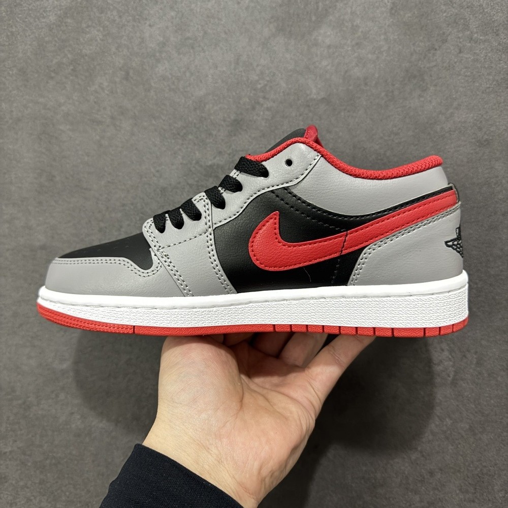 AJ1 Low Cement Fire Red - 553558-060