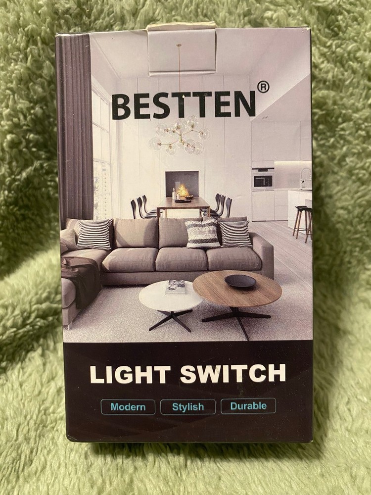 Bestten Decor Switch - LD-2001 - E245184 - 15A 120V - 277V (2-Pack) - SEALED