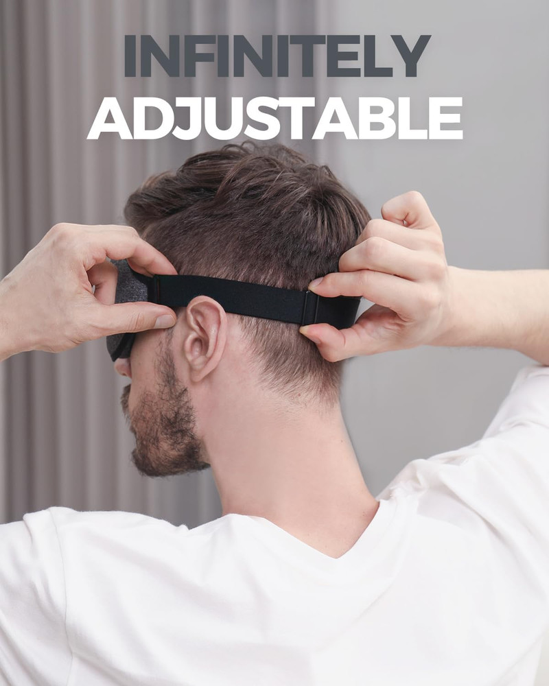 3D Luxury Sleep Mask - Complete Light Blocking for Comfortable Sleep