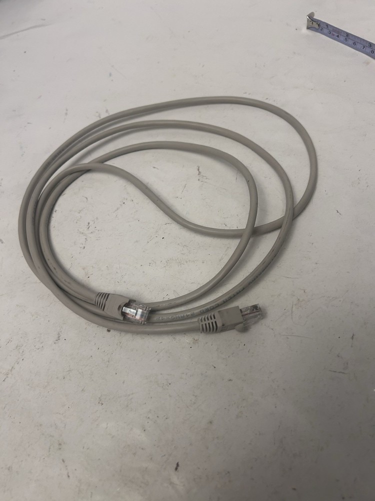 Ethernet cable 7ft cord off white