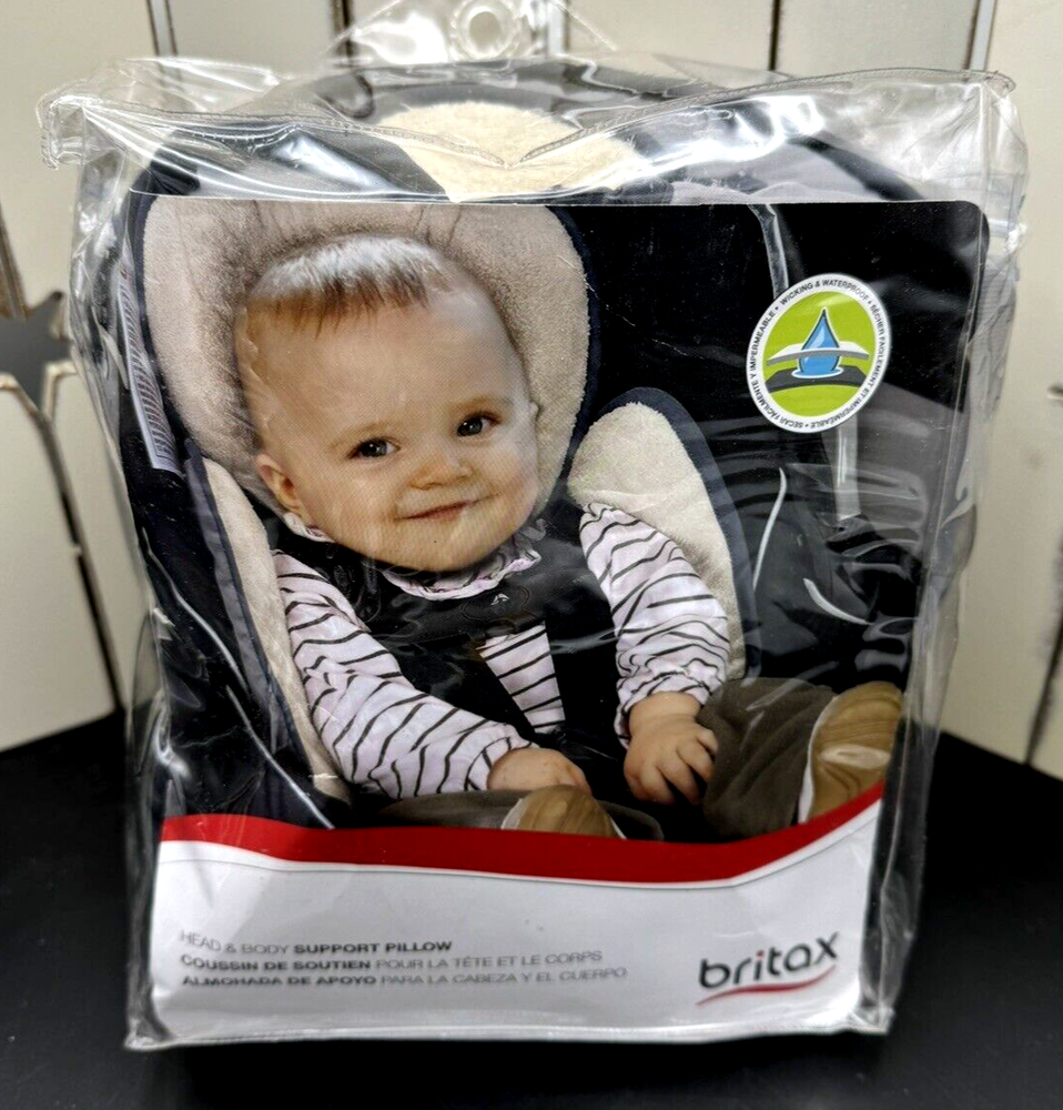 Britax Head And Body Support Pillow CAR & STROLLER BRITAX SYSTEM NEW GREY BEIGE