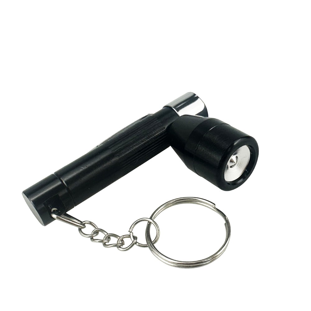 Creative Mini Flashlight Shaped Pipe Portable Detachable Metal Tobacco Pipe