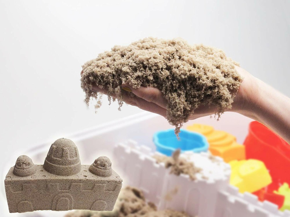 Kinetic Sand Squeezable Play 2 Pounds (Sand Brown)