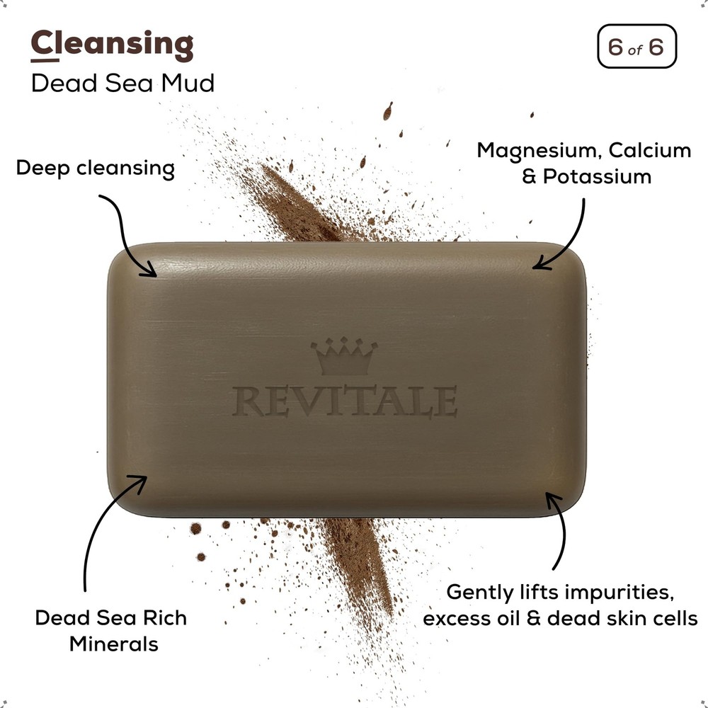 Natural Cleansing Soap Set (6 x 100g Bars)