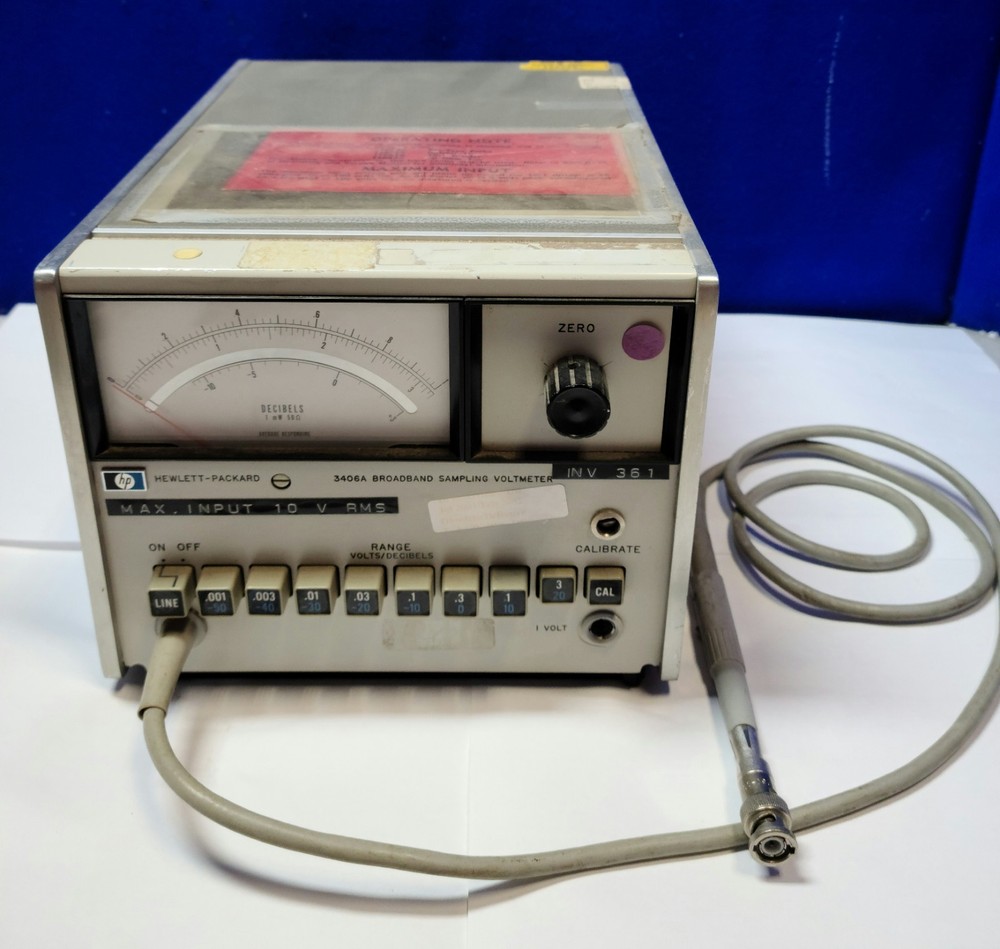 HP 3406A Broadband Sampling Voltmeter suitable for parts/untested
