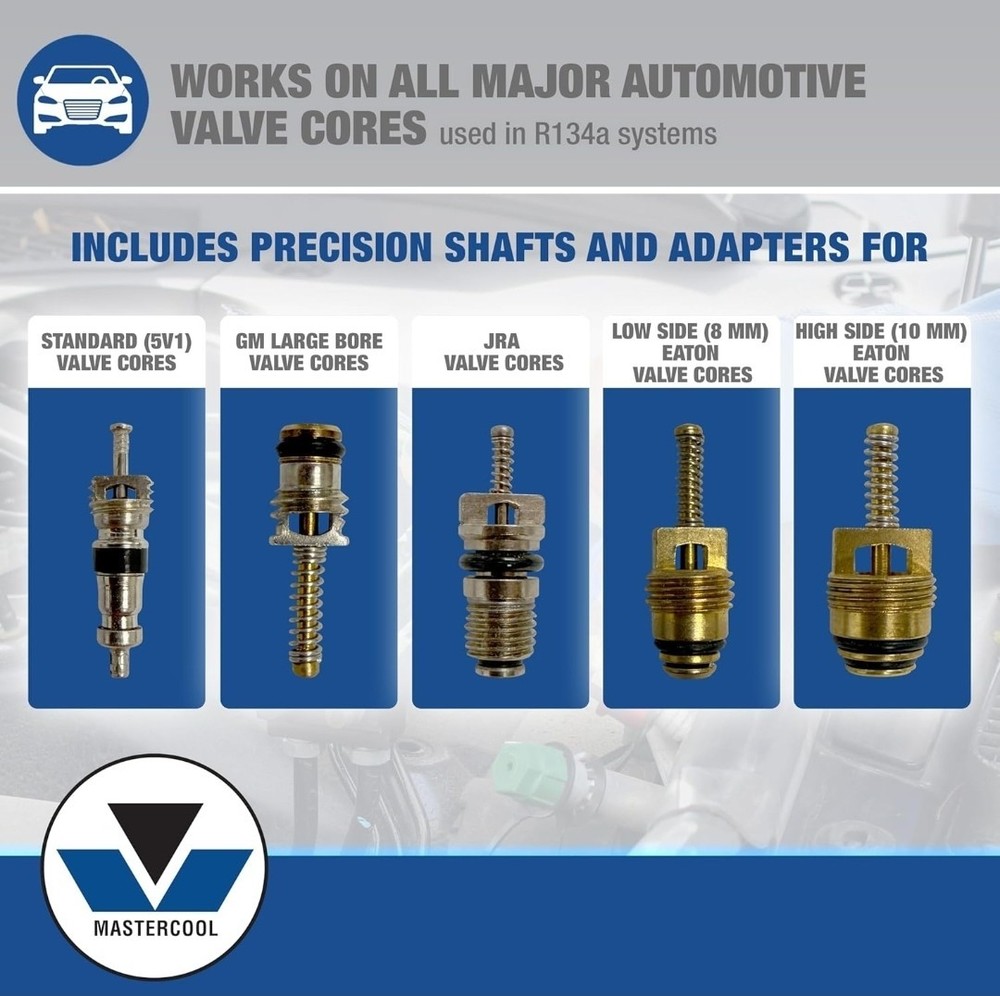 Mastercool 58490 Universal R12 and R134a Master Kit