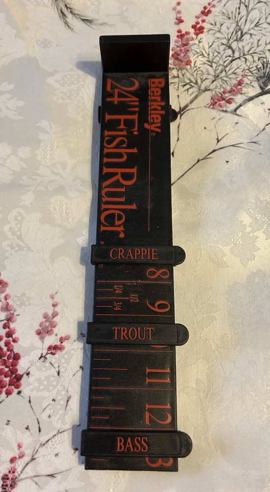 Berkley 24" Black Plastic Folding Fish Ruler Measure