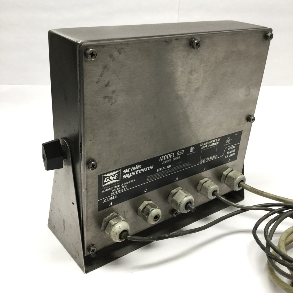 GSE 550 200550-00000 Programmable Digital Weight Indicator 115VAC *No Scale*