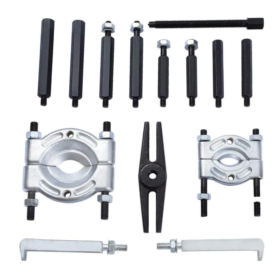 14PCS Bearing Separator Puller Kit 2" and 3" Splitters Remove Bearings Tool Set