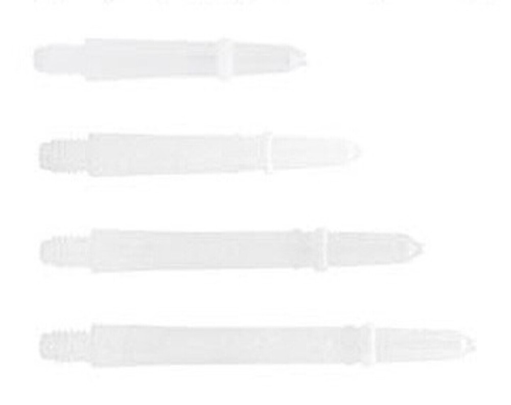 L-Style Laro Nylon Dart Shafts - White, Medium