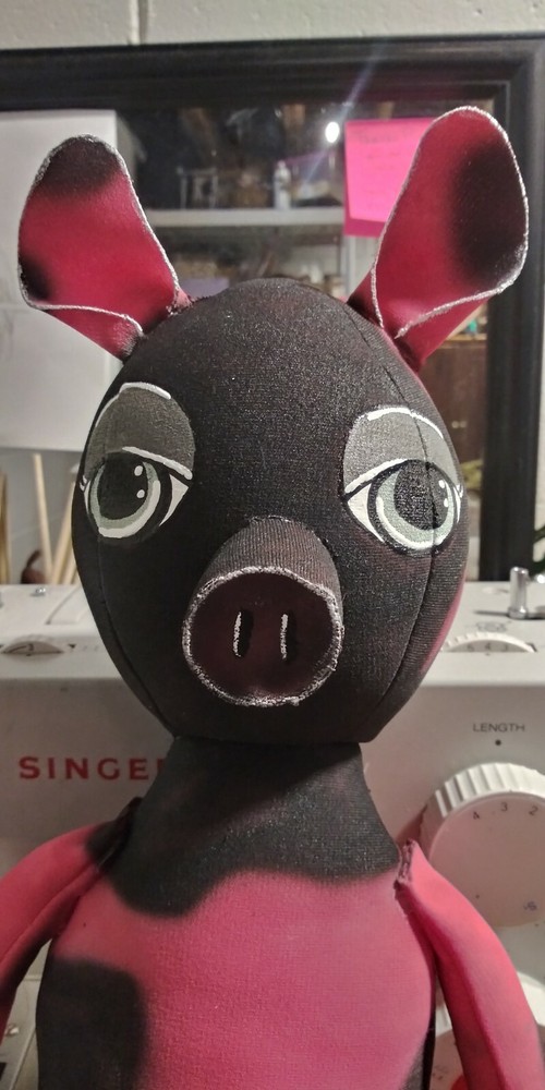 Primitive Folk Pig All Handmade - USA