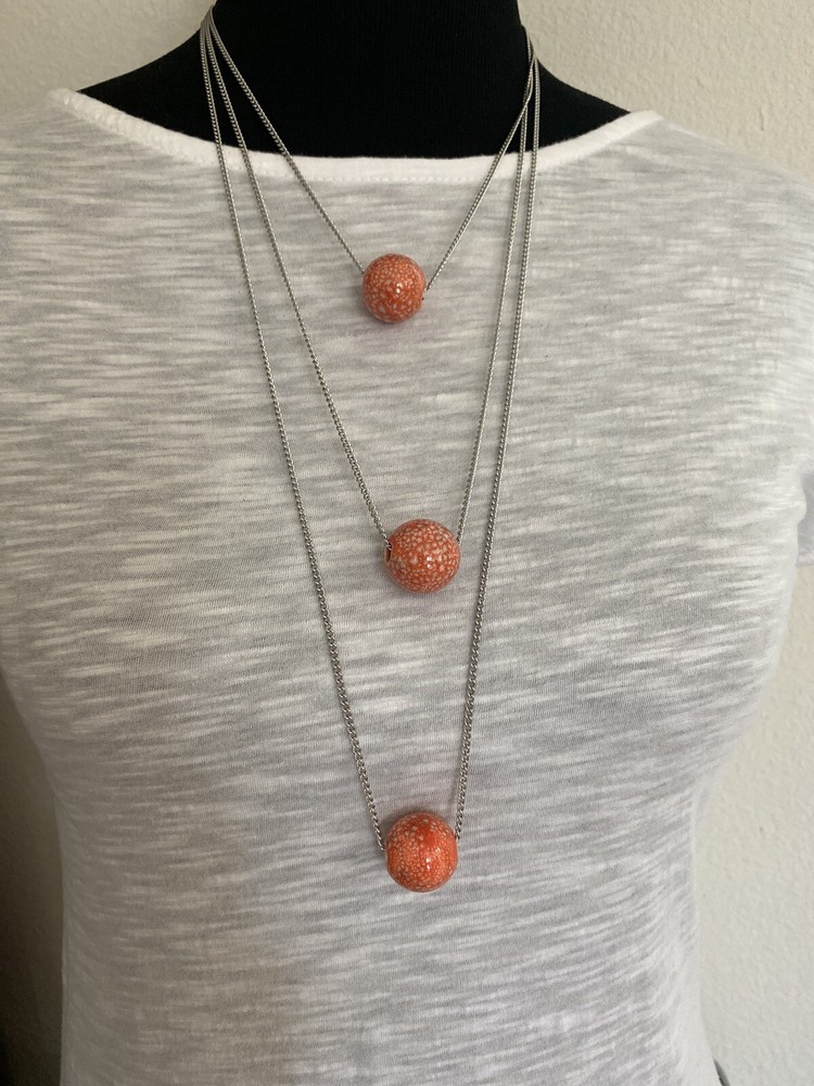 Three strings long Necklace