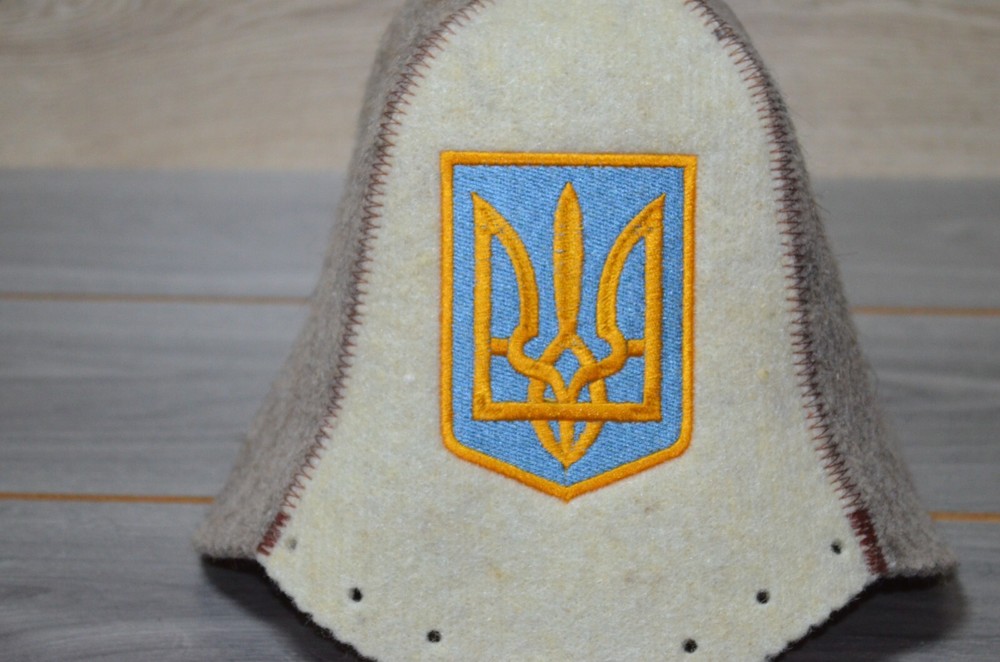 Sauna hat wool Ukrainian sheep's felt hat lovers sauna hat Felt bath sauna wool