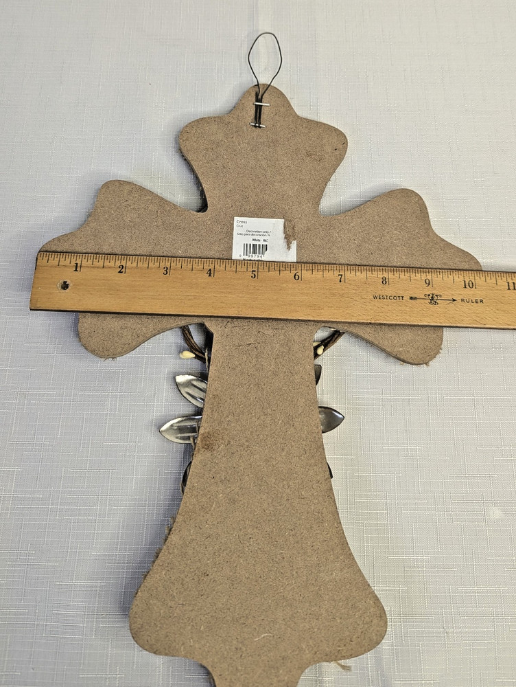 Blessings Cross with Sunflower handing decor Pre-owned