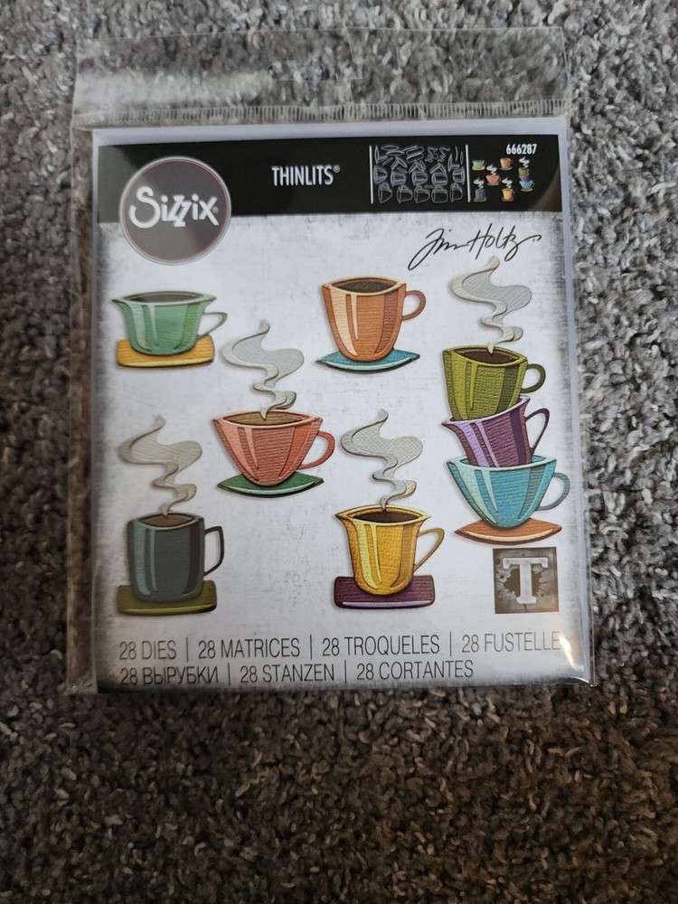 Sizzix Thinlits Dies, Papercut Cafe 667287