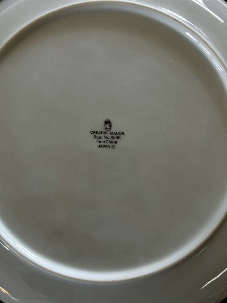 Silver Rose by Creative Manor 10-1/4” Dinner Plate