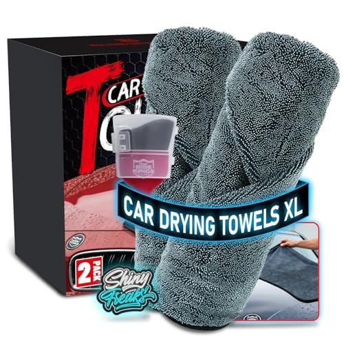 Car Drying Towel Microfiber Cleaning Cloth - 24" x 36" Large Twisted Loop