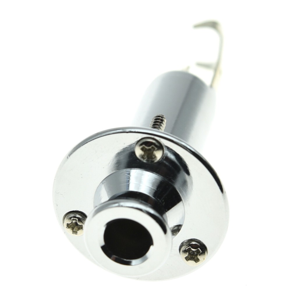 1/4" Acoustic Electric Guitar Mono Endpin Output Jack Strap Button Socket CR