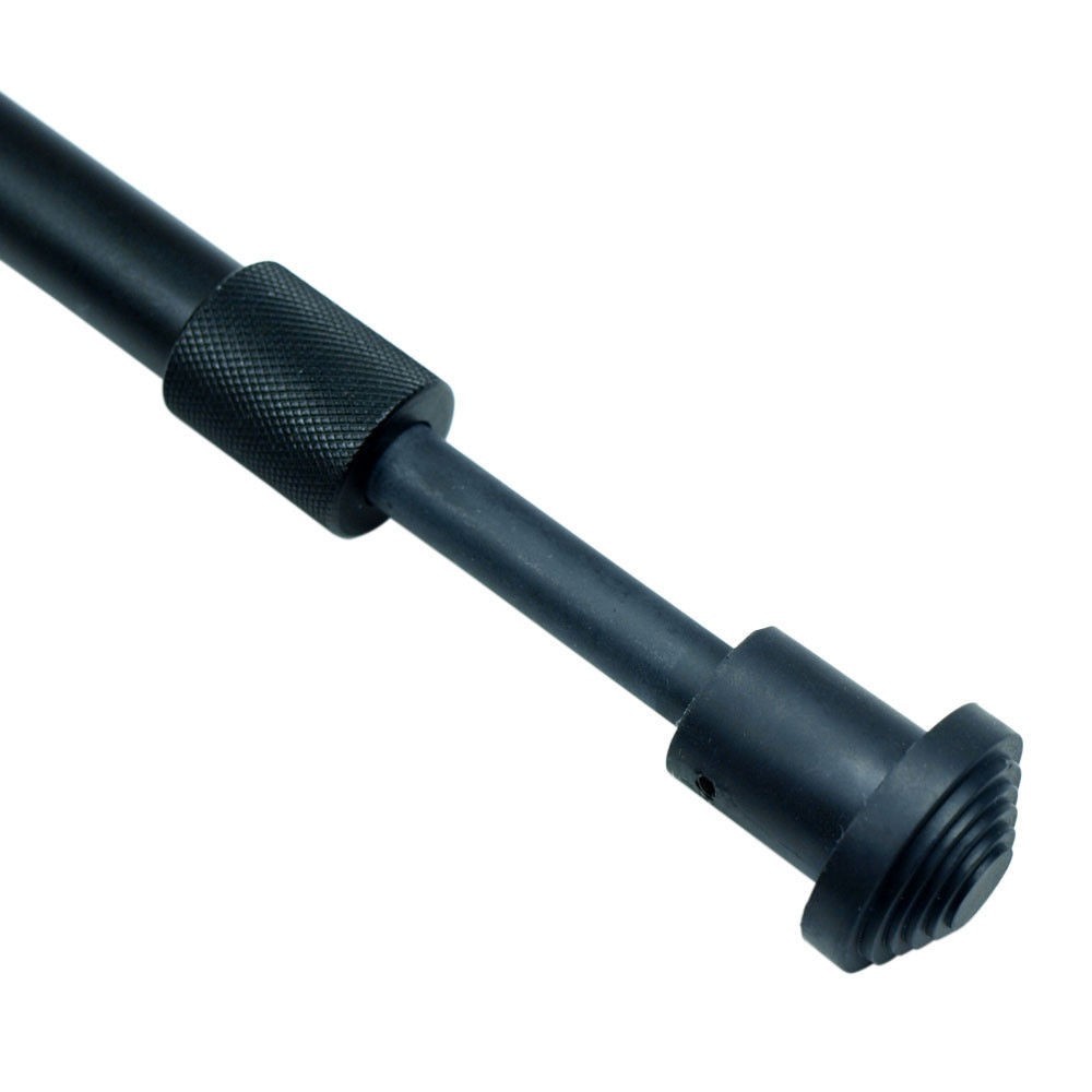 Adjustable Picatinny Spring Return Foldable Hunting Rifle Bipod w/ Barrel Mount