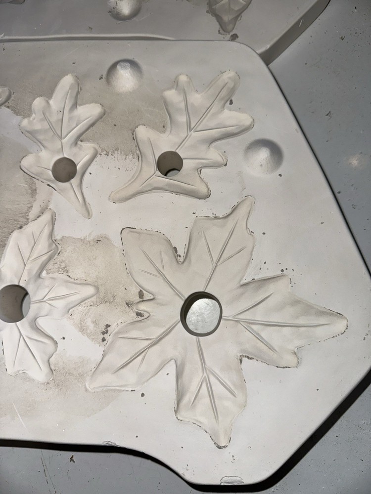 Clay Magic 3152 Oak And Maple Leaves Slip Mold 2009 Fall