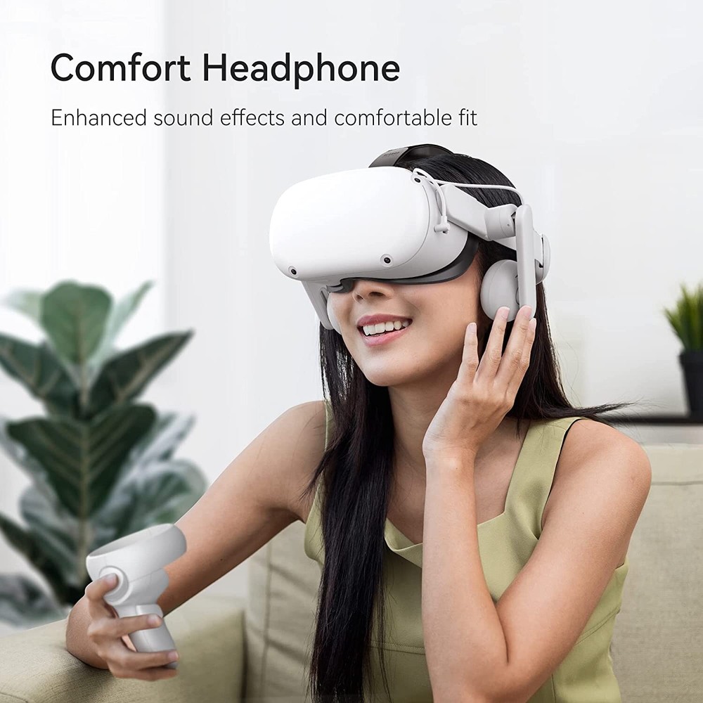 KIWI Design Headphone Head Strap for Oculus Quest 2 Meta Quest 2