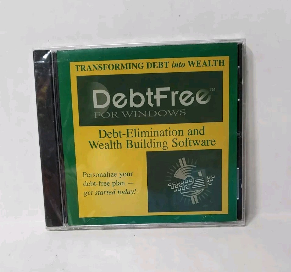 DebtFree Wealth Building PC CD-Rom Software for Windows Debt-Elimination