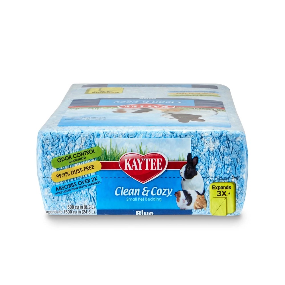 Kaytee Clean & Cozy Blue Bedding 24.6 Liters