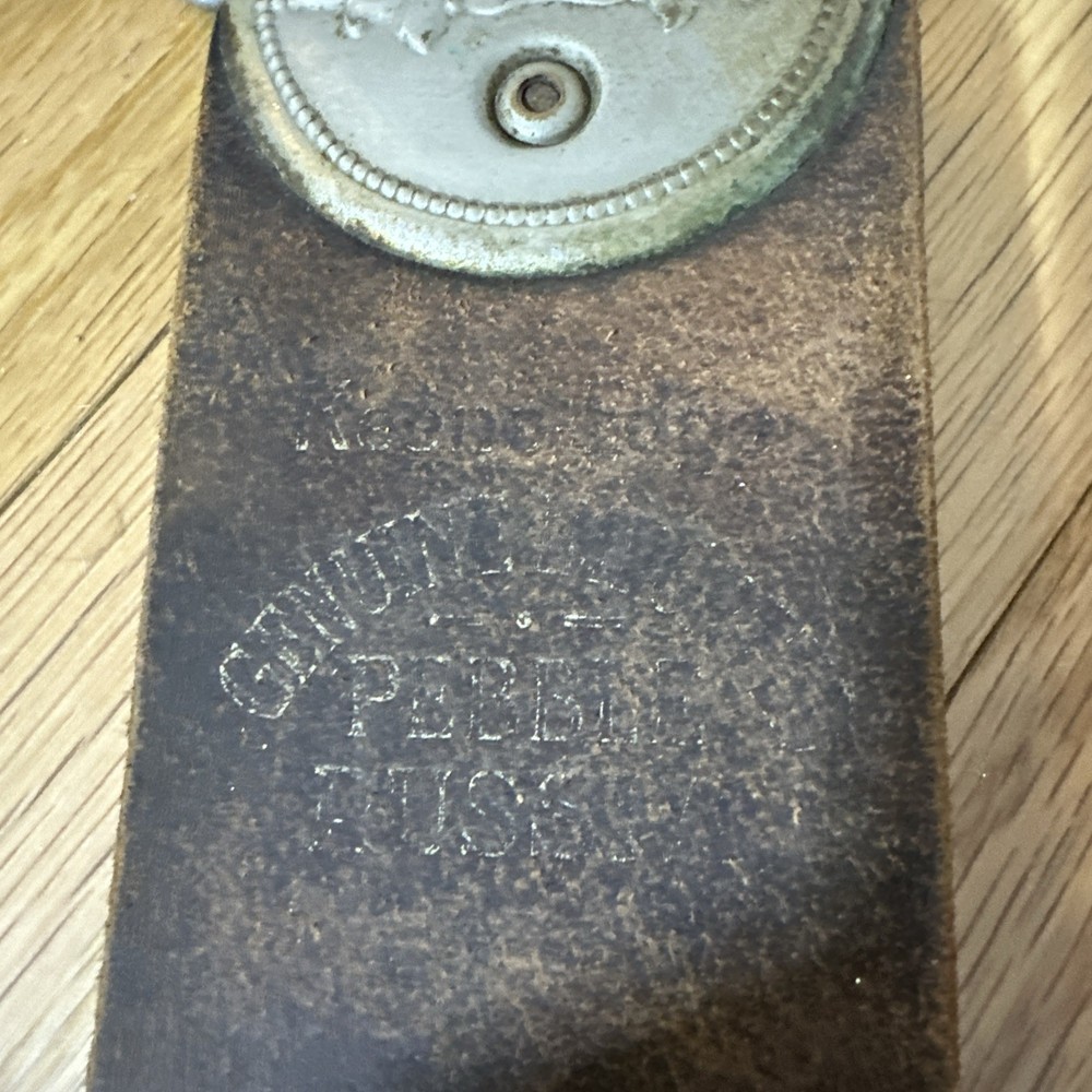 Russia Shell Leather Barber Strap