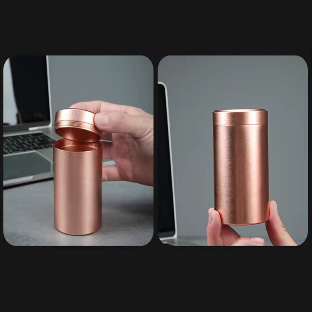 Smell Proof Airtight Her Weed Bud Storage Stash Jar Tea Can Kitchen Container