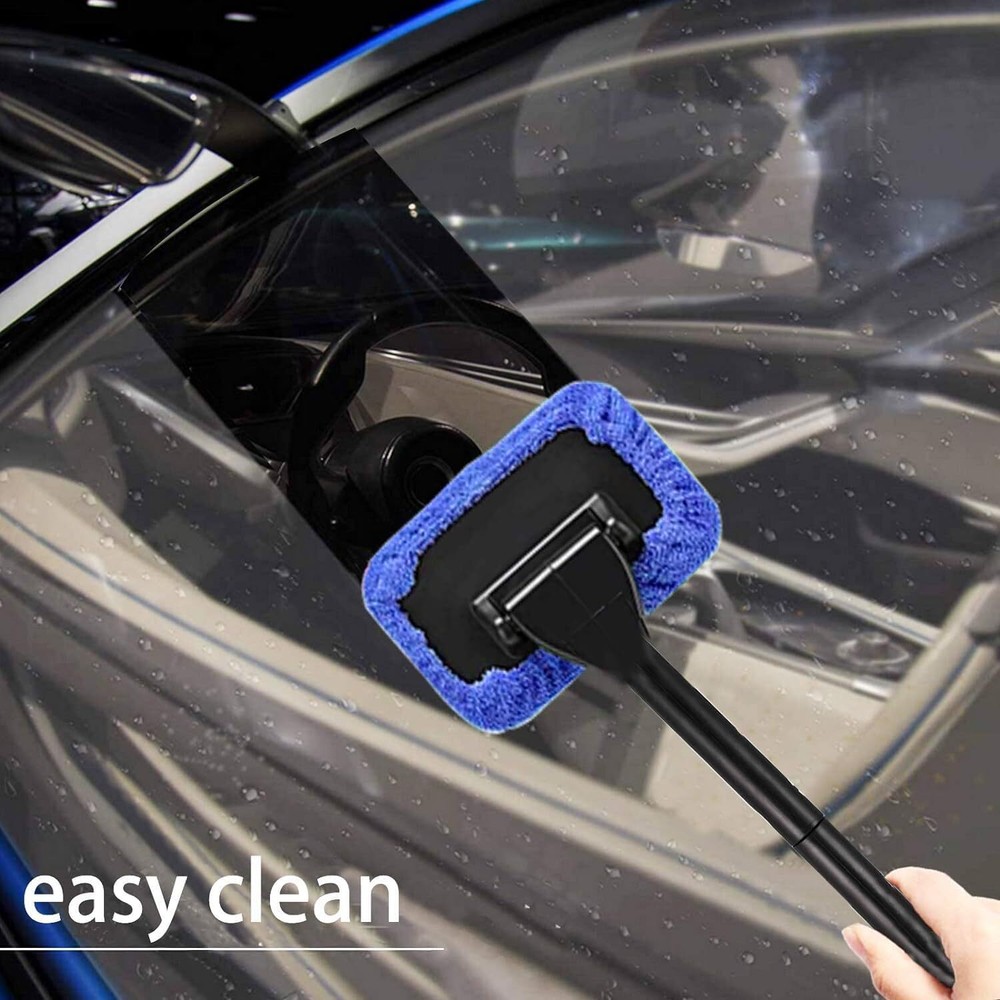 6× Window Windshield Cleaning Tool Microfiber Car Wiper Cleaner Glass Brush US