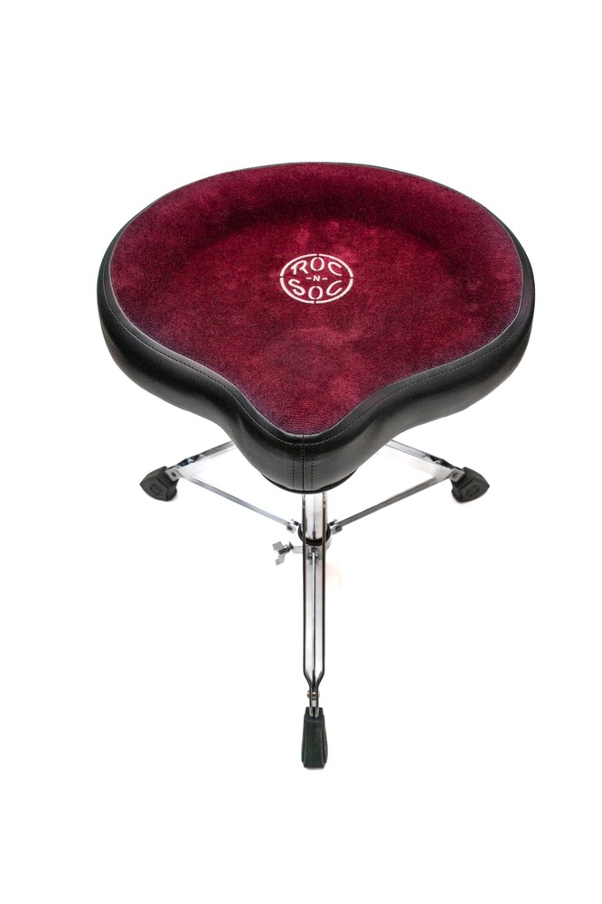 Nitro Gas Drum Throne with Original Saddle, Red