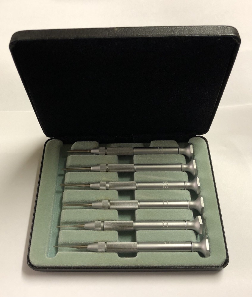 Brown & Sharpe 6 Piece Precision Screwdriver Set