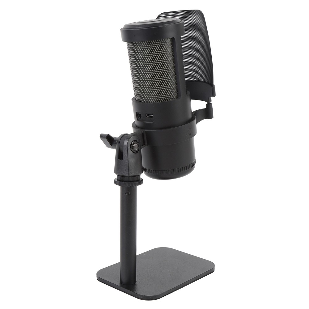 USB Microphone Type C Wired Plug And Play Computer Condenser Mic For Gaming Live
