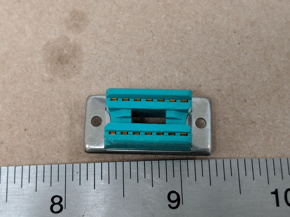 14-pin Panel Mount Socket AUGAT 314-AG6A-R 14pin 14P panel mount