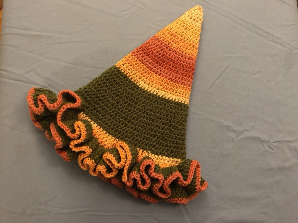 Crocheted Witch Hat Handmade