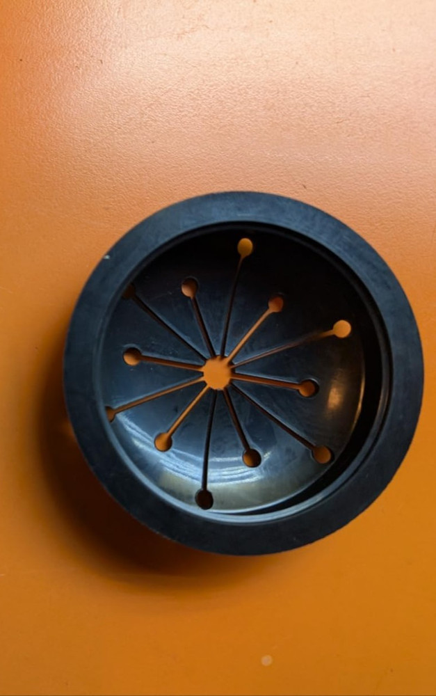 Garbage Disposal Splash Guard 3 Inch Rubber Drain Insert 3-Pack Black for Sink