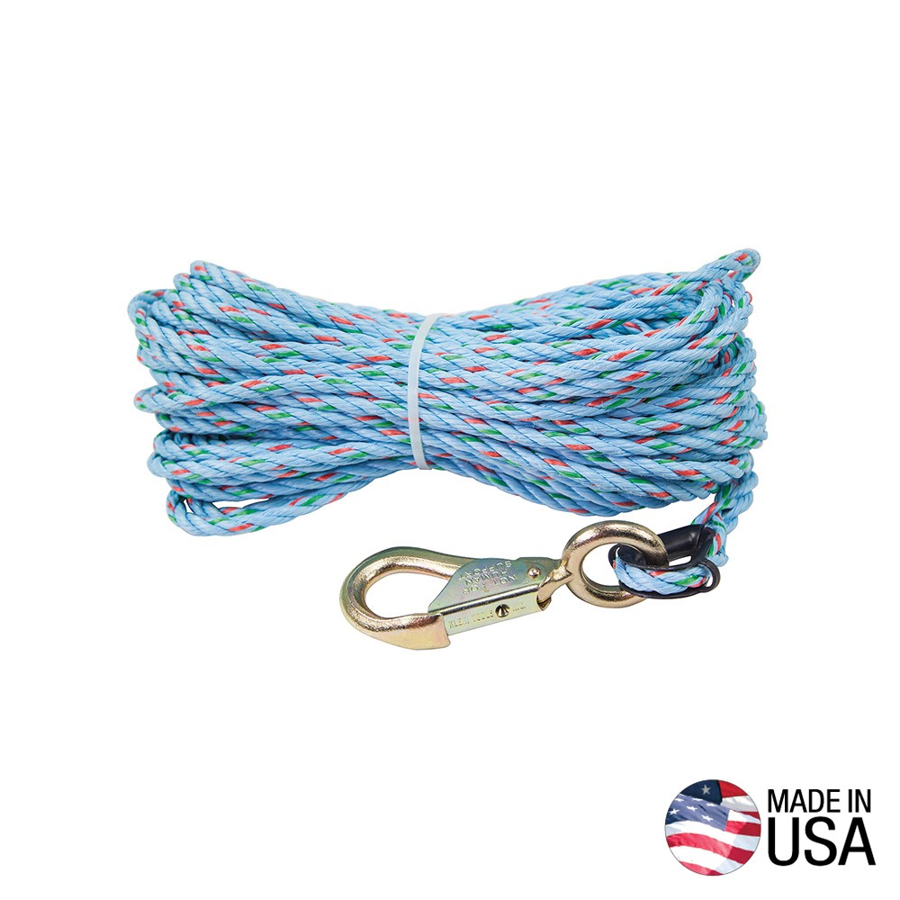 Klein Tools 1803-60 Polypropylene Hand-Line with Snap Hook