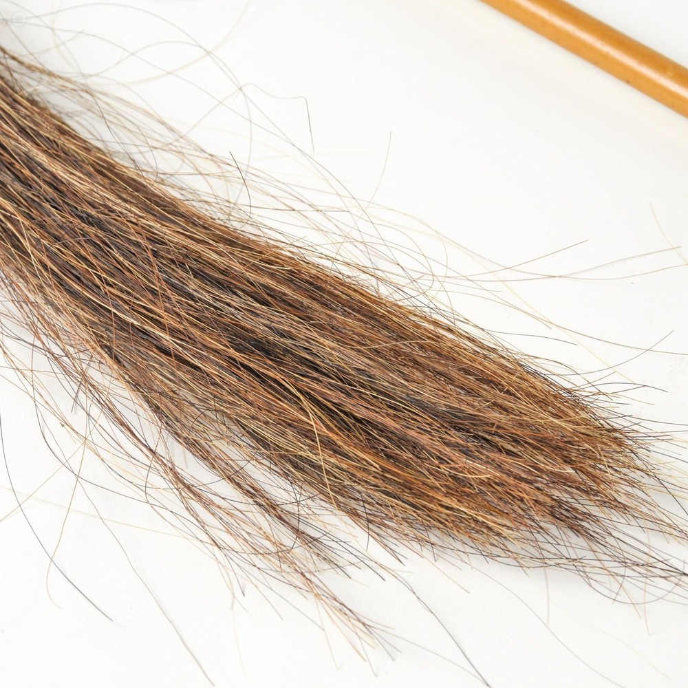 Horse Tail Fly Whisk with Leather Handle
