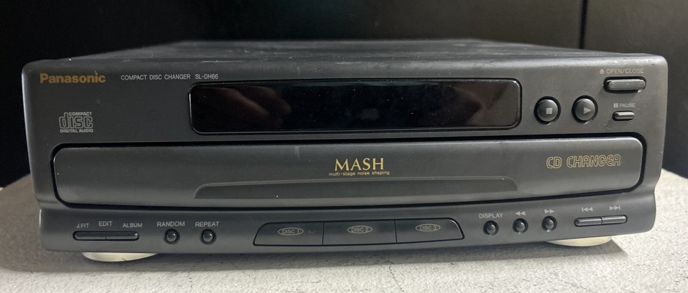 Panasonic SL-DH66 MASH 3 Disc System CD Changer - Good Condition UNTESTED