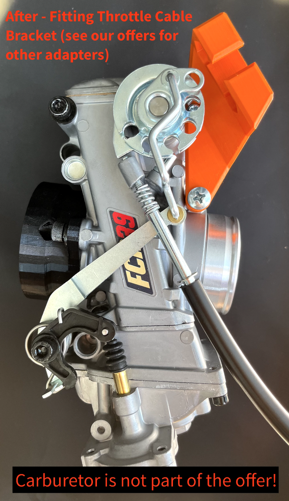 FCR 39 Throttle Cable Mounting Bracket