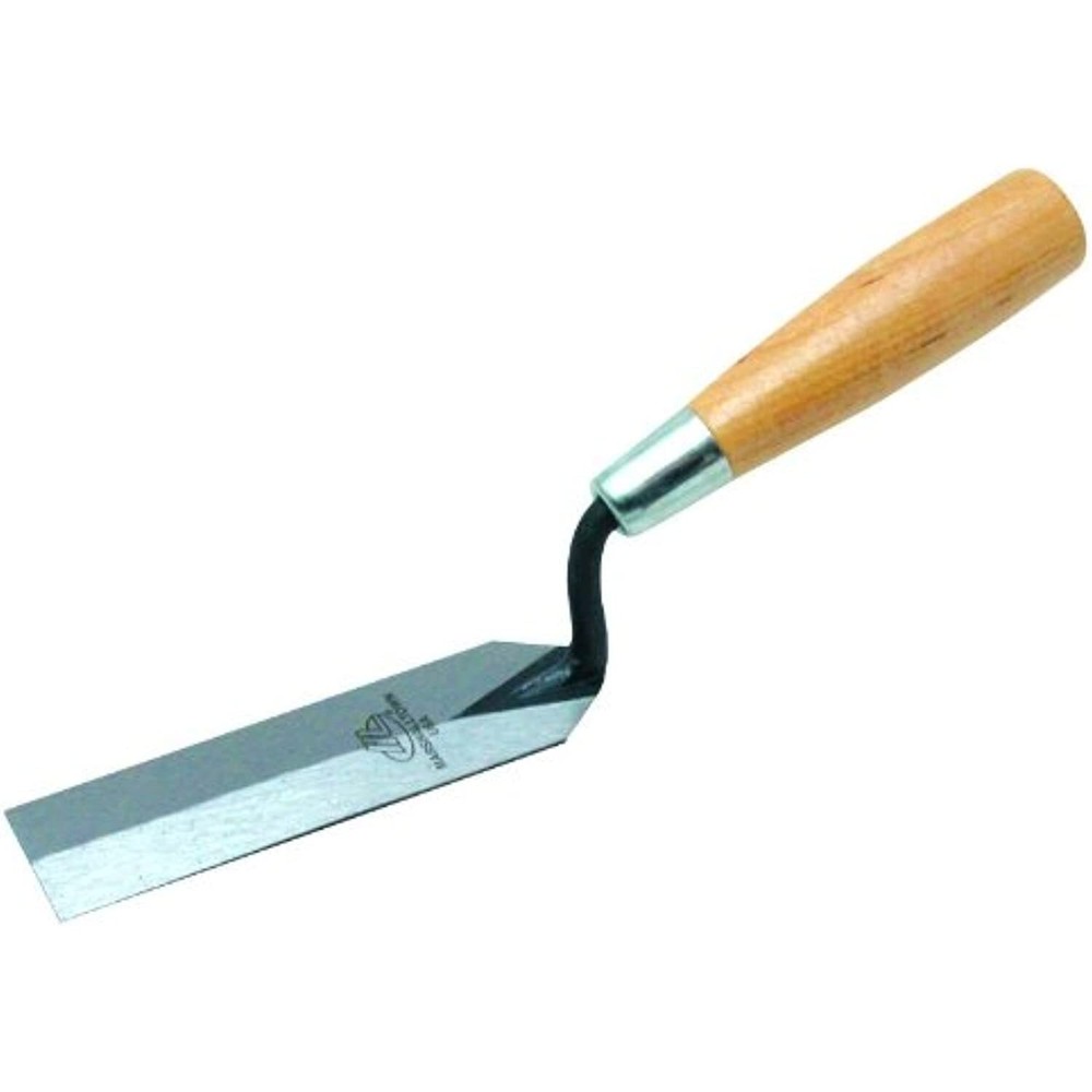 Margin Trowel, 10-3/8in.L, Wood Handle