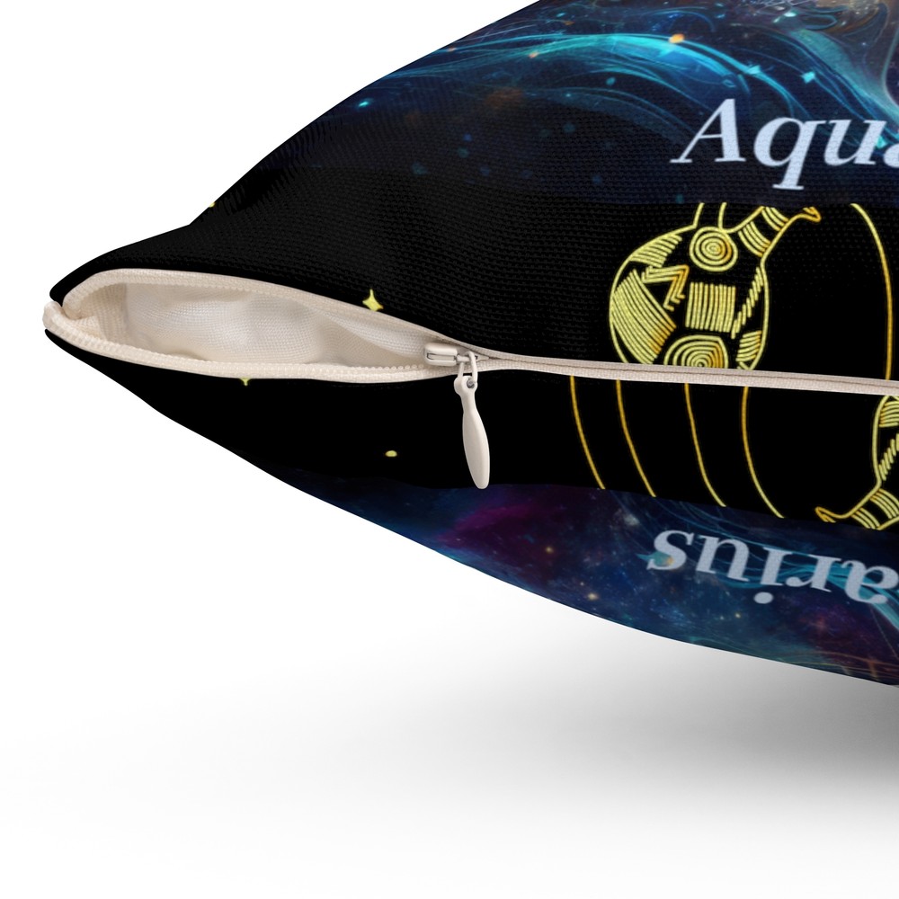 Aquarius Polyester Square Pillow