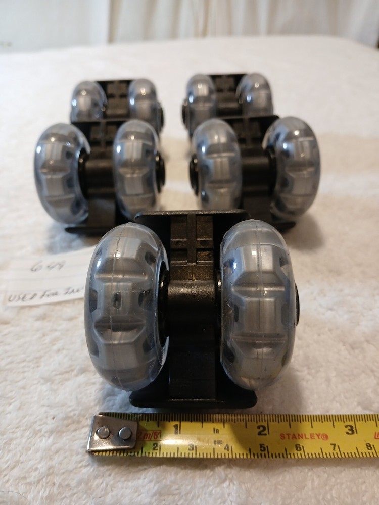 Sytopia Wheels 5 Replacement Wheels For Bussines Chairs .Nylon For Easy Rolli
