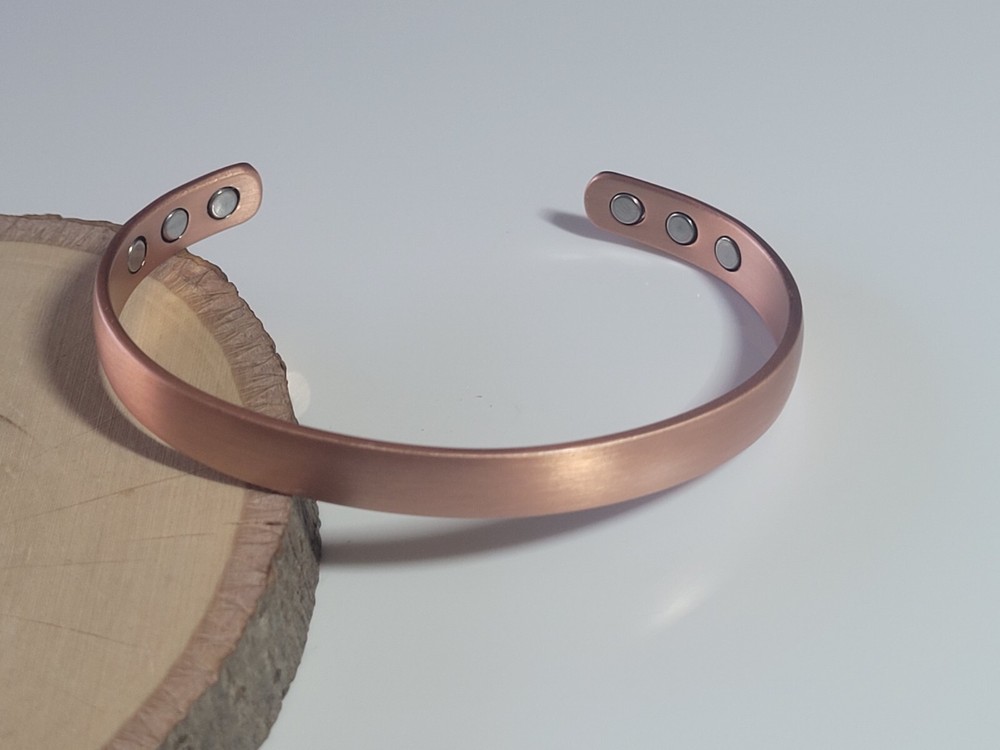 3 Pack Solid Copper Magnetic Bracelet Pure Copper Arthritis Therapy Cuff Bangle