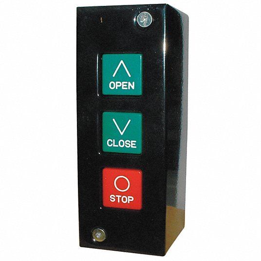 For Liftmaster 02103 Control Station 3 Button Surface Mount Open Close Stop