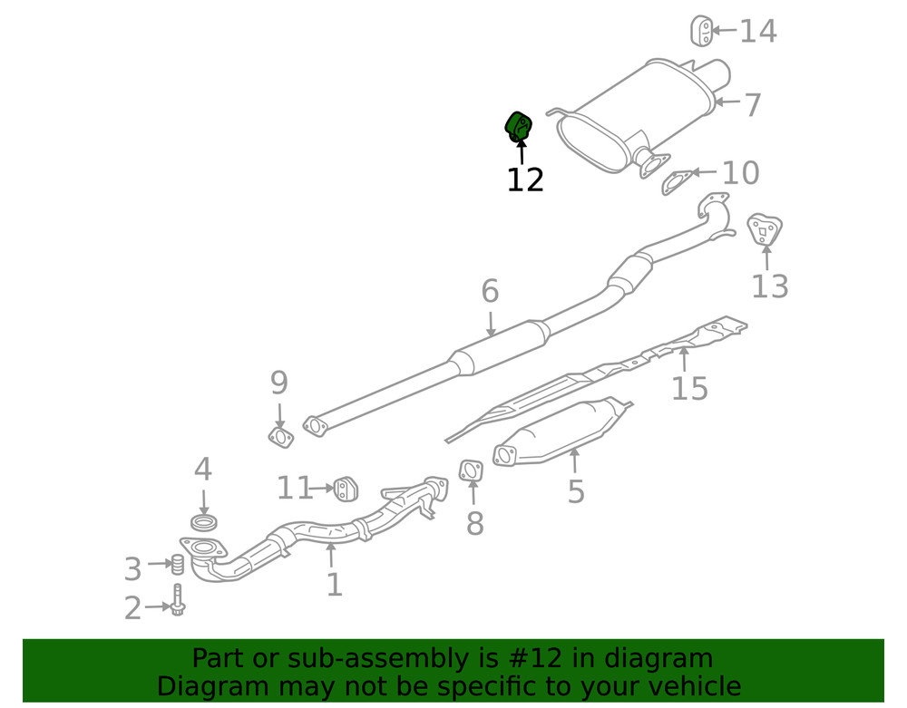 Genuine Mitsubishi Hanger MR993671