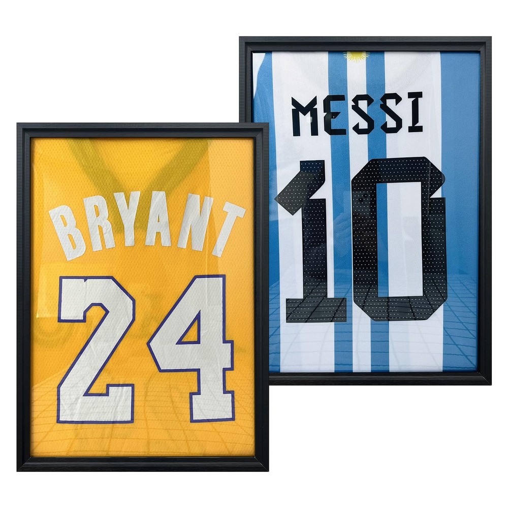 2 Pack Jersey Frame Display Case,Jersey Shadow Box,Sports Jersey Display Frame